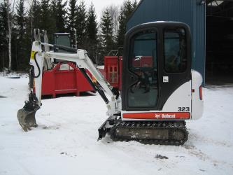Minigrävmaskin Bobcat 323